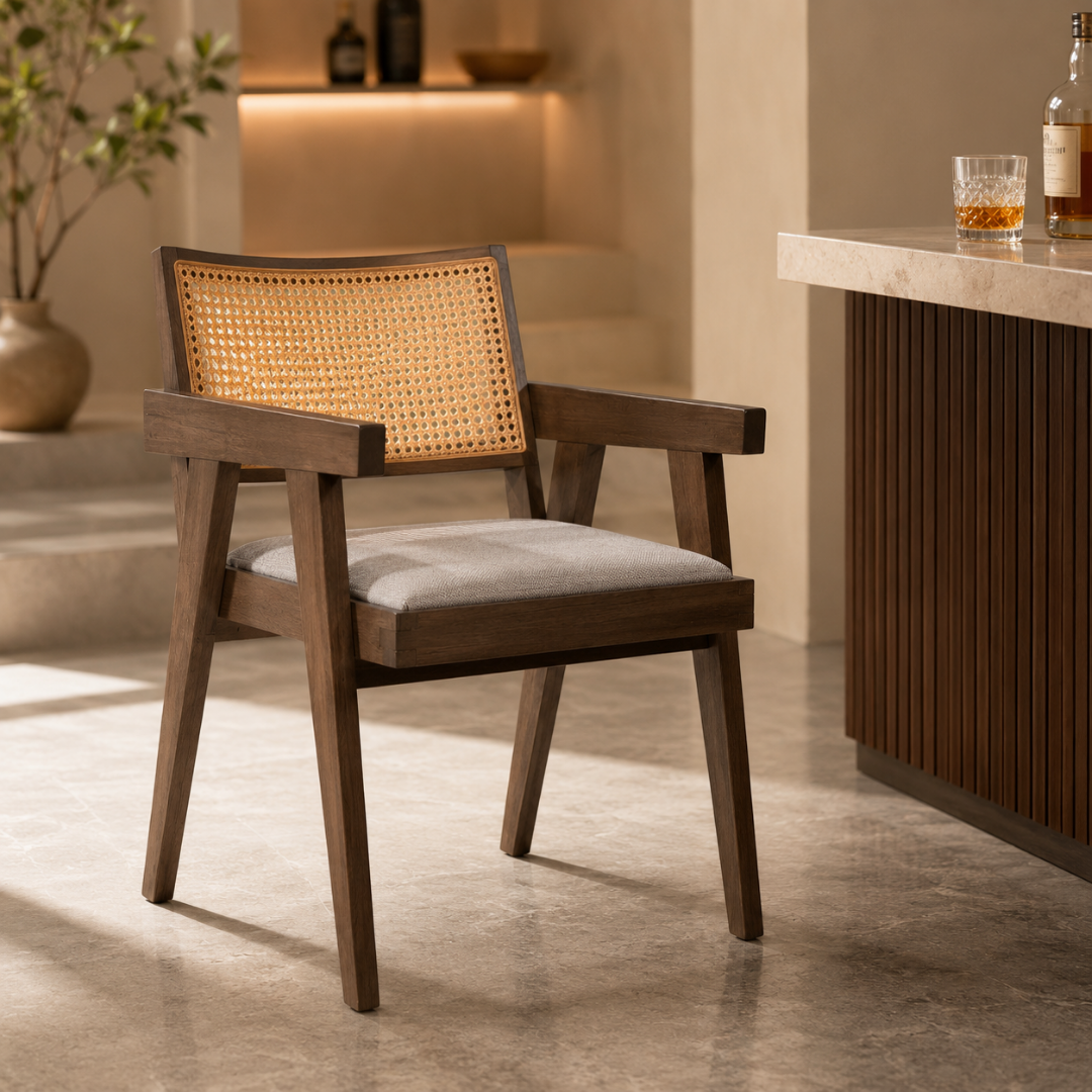 Cane Arm Chair