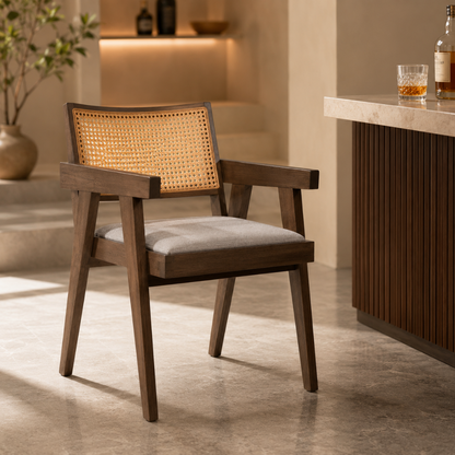 Cane Arm Chair