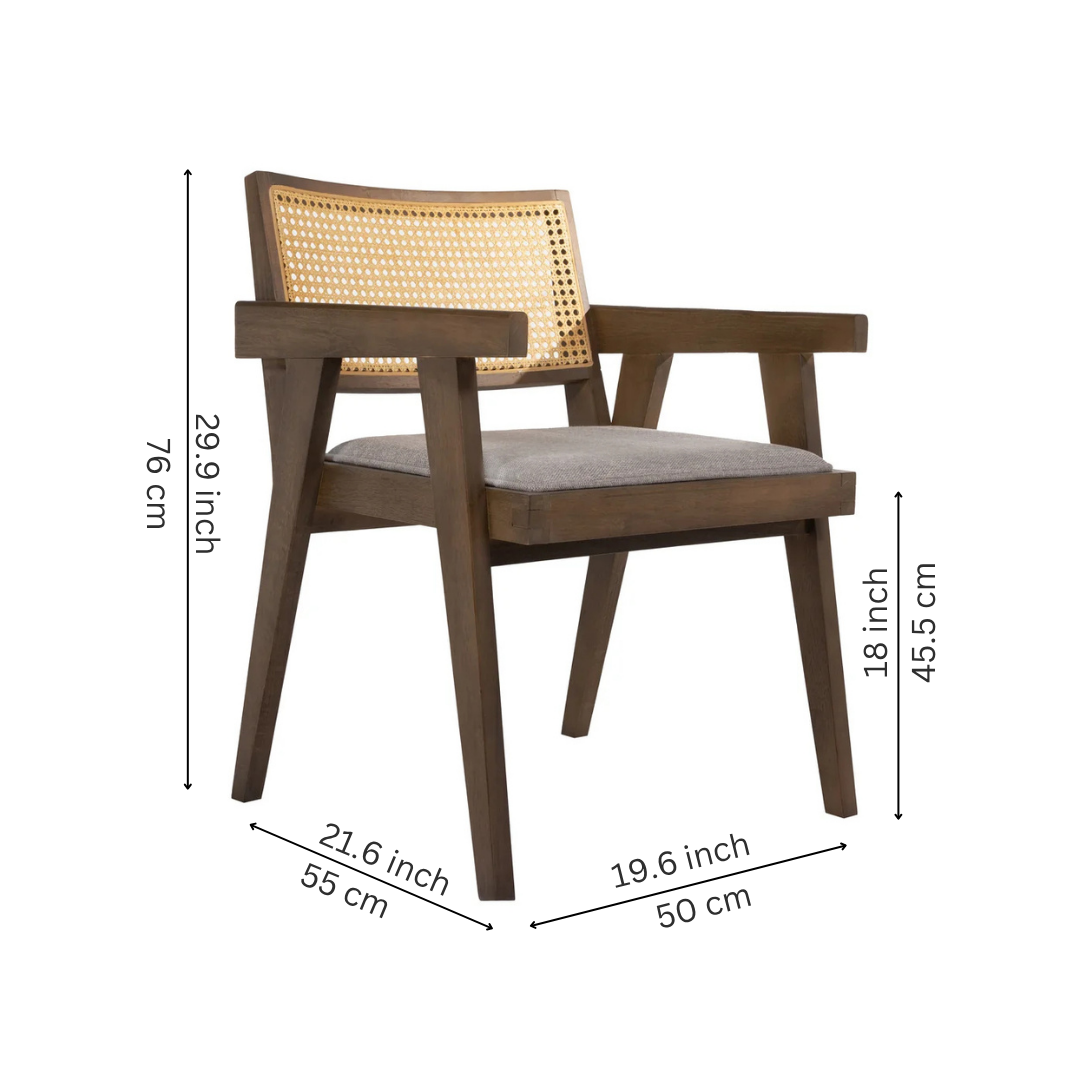 Cane Arm Chair