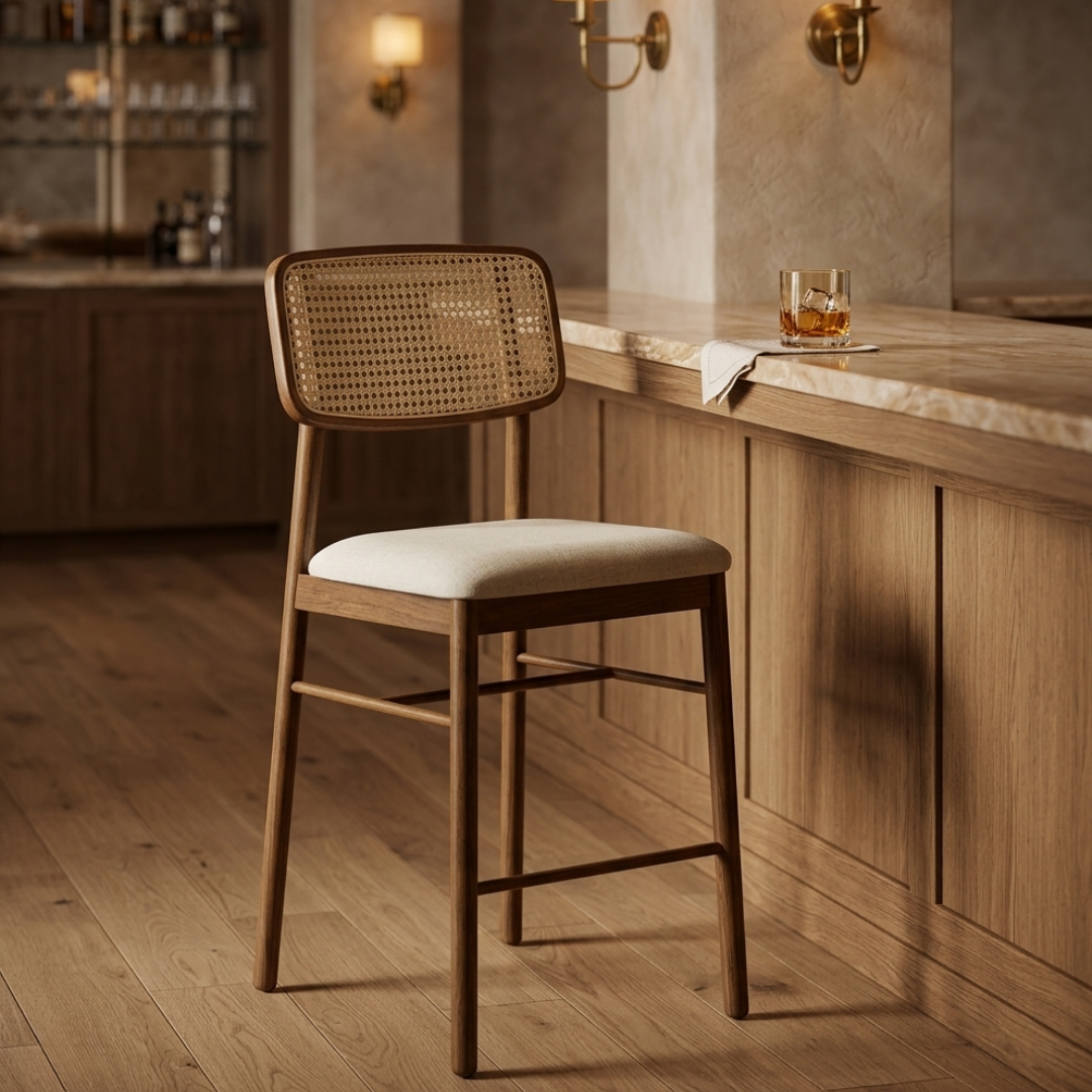 Oak & Cane Scandi Dining Chair