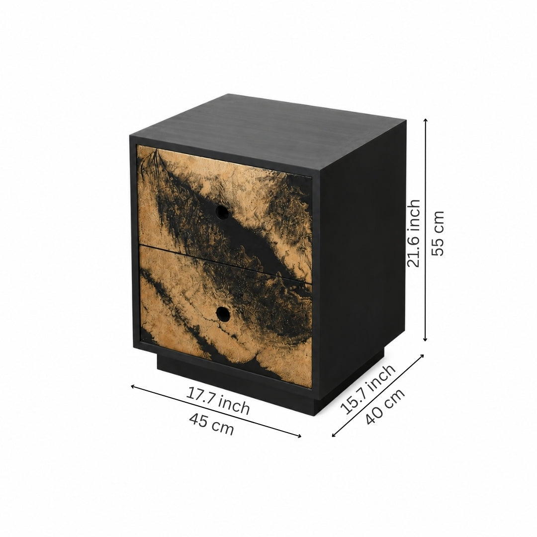 Modern Abstract Bedside Table