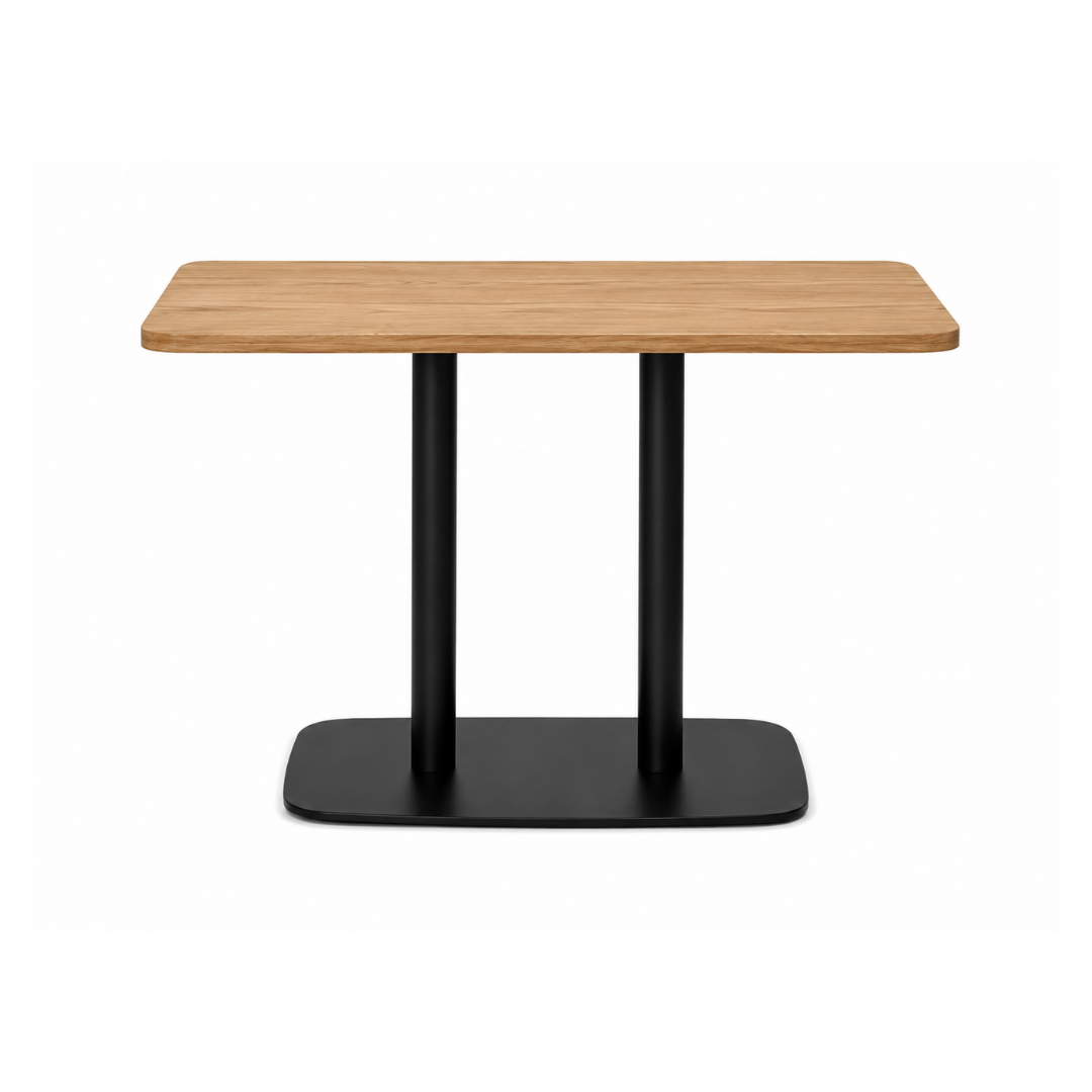Rectangular Light Oak Café Table