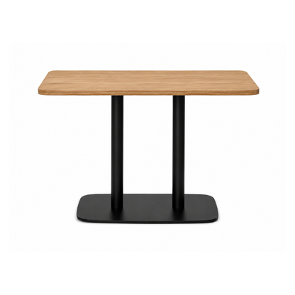 Rectangular Light Oak Café Table