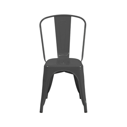 Black Metal Iconic Chair