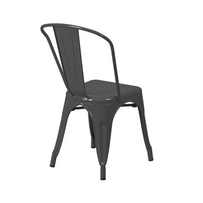Black Metal Iconic Chair