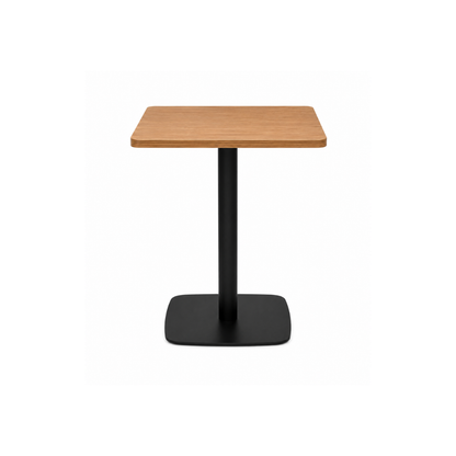 Square Light Oak Café Table