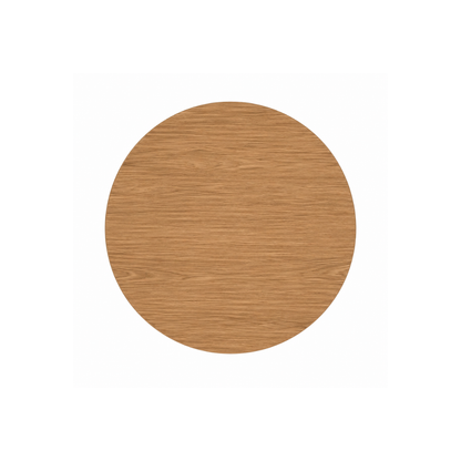 Round Light Oak Café Table