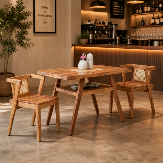 solid wood Nordic design dining table