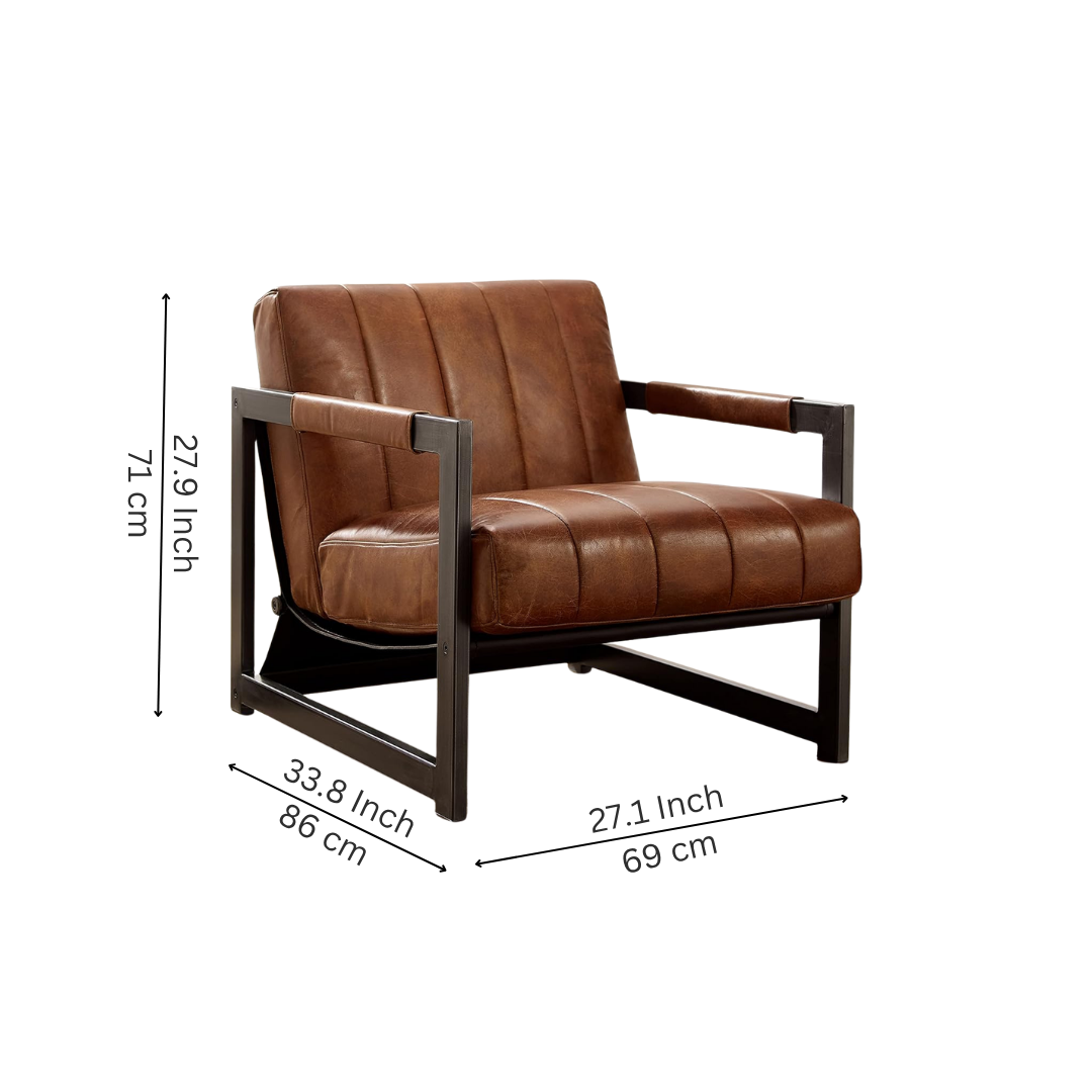 Leather Accent Chair