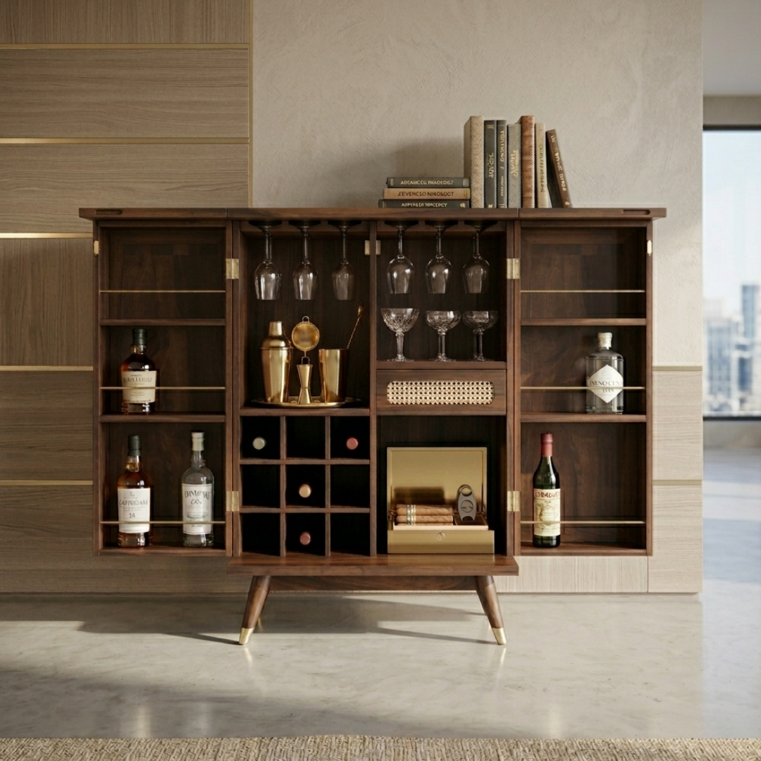 Wooden Luxury Bar Cabinet