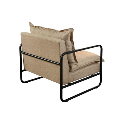 Finn Modern Textured Fabric Accent Chair