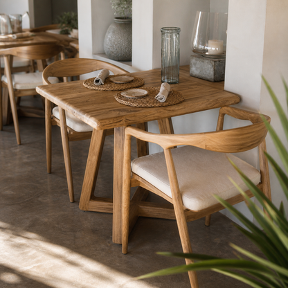 Wooden Cafe Table