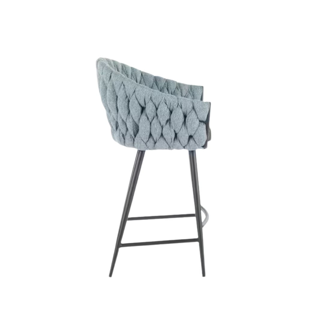 Braided Matisse Contemporary Counter Stools