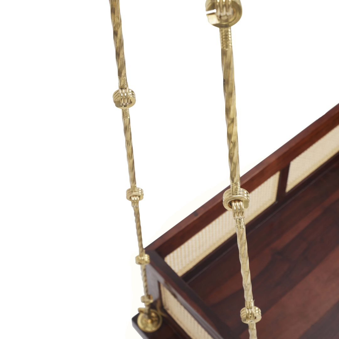 Noor Modern Wooden Hanging Jhula