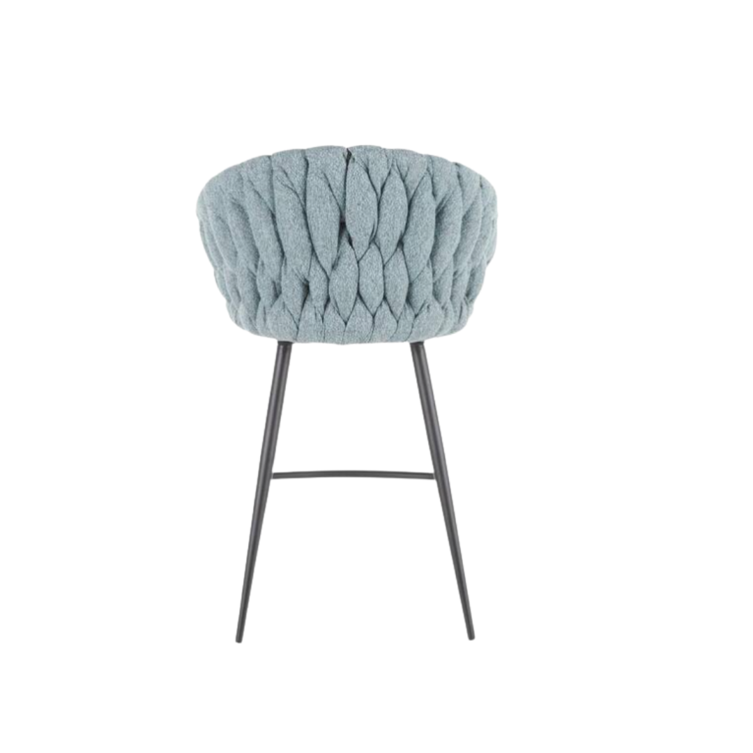 Braided Matisse Contemporary Counter Stools