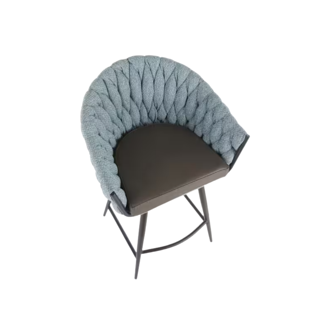Braided Matisse Contemporary Counter Stools