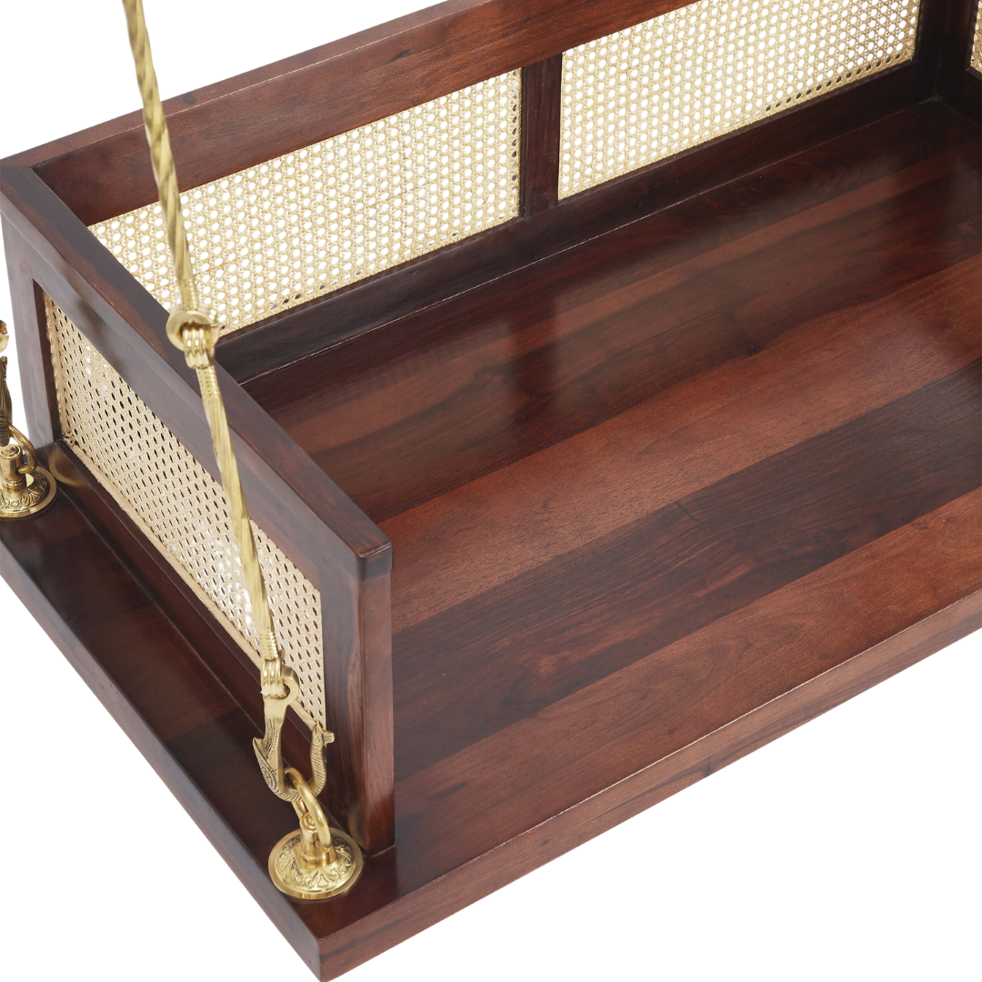 Noor Modern Wooden Hanging Jhula