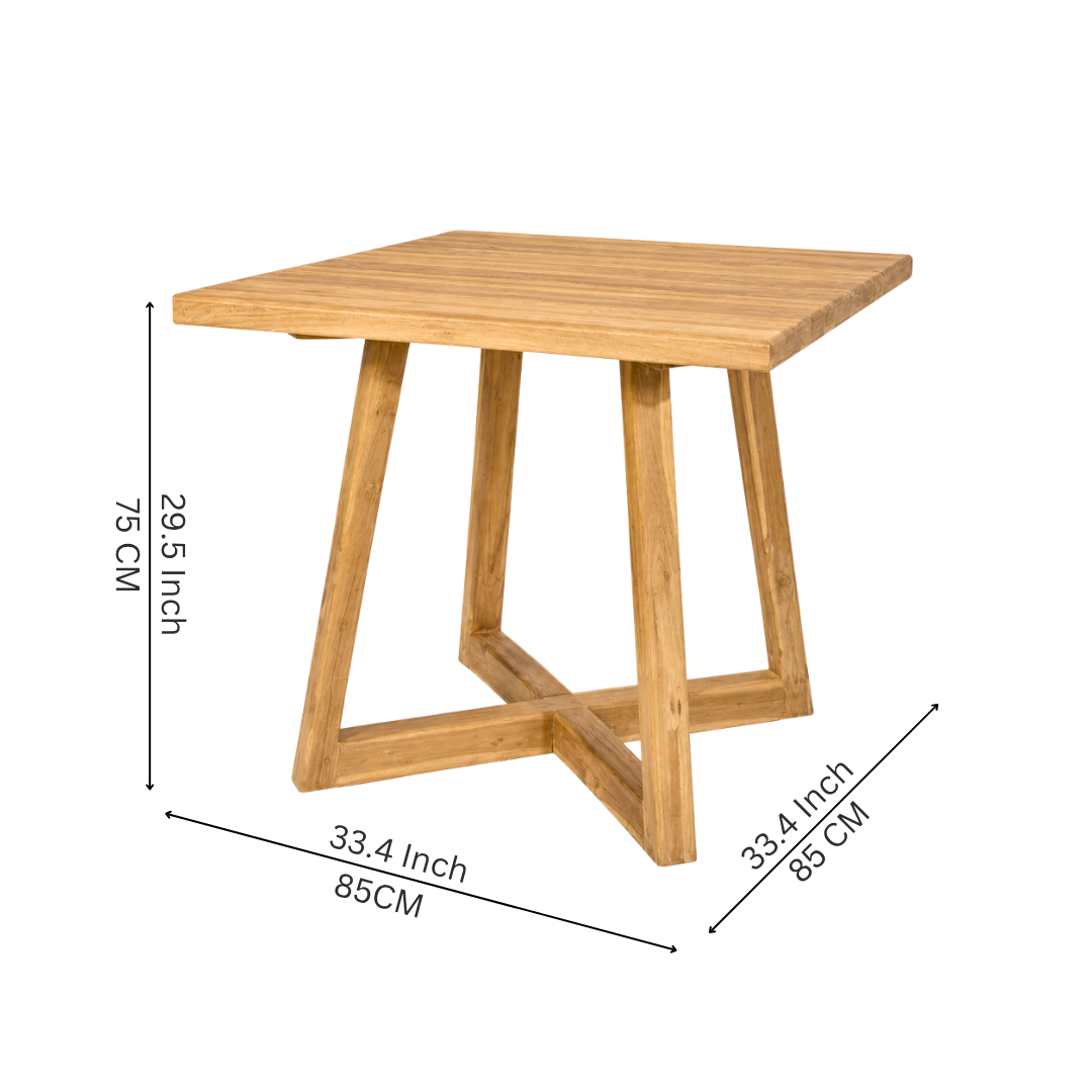 Wooden Cafe Table