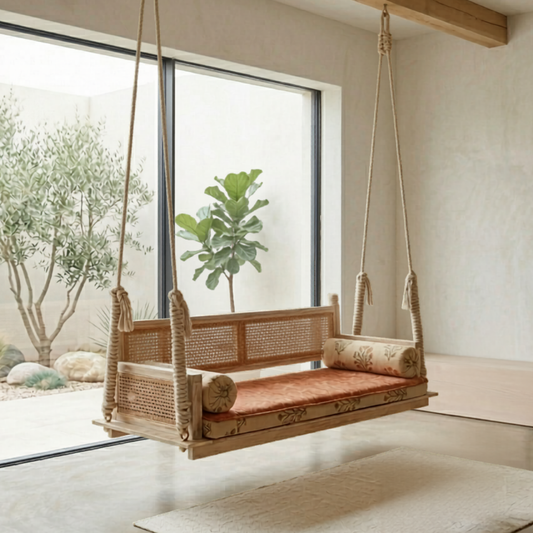Aradhya Heritage Wooden Hanging Jhula
