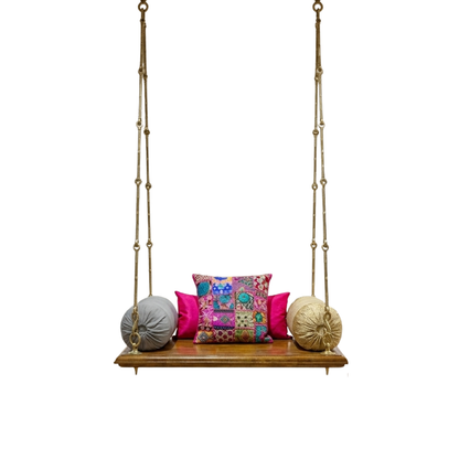 Veda Classic Wooden Plank Jhula