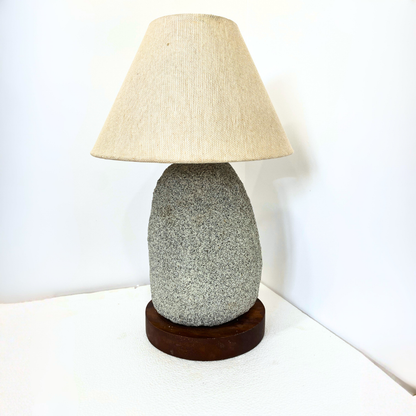 Organic Granite-Effect Pebble Table Lamp