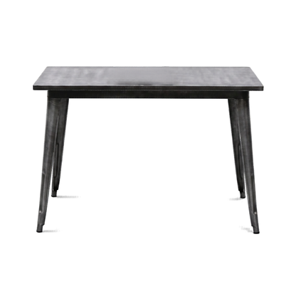 Industrial Gunmetal Bistro Dining TableIndustrial Gunmetal Bistro Dining Table
