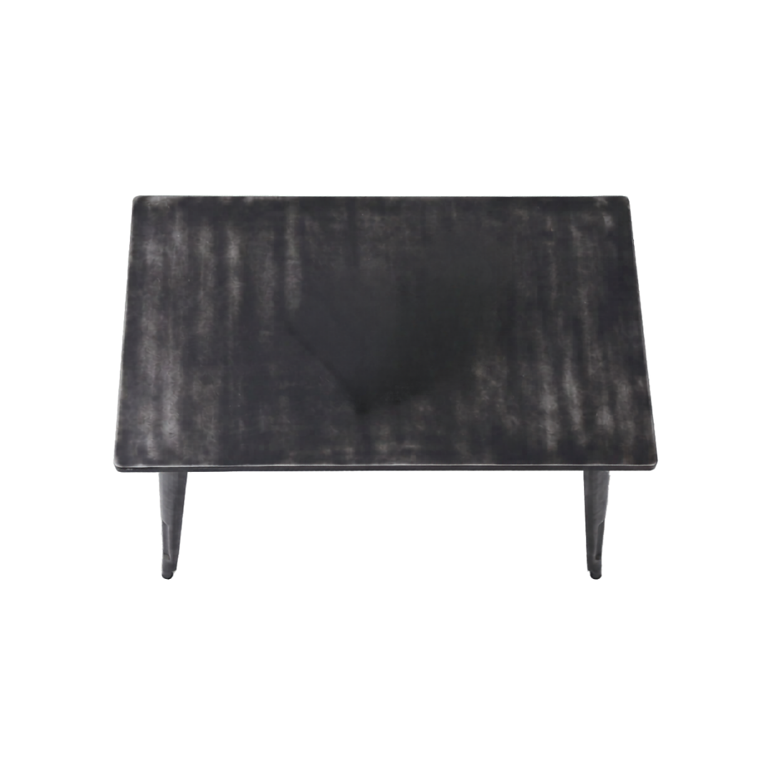 Industrial Gunmetal Bistro Dining TableIndustrial Gunmetal Bistro Dining Table
