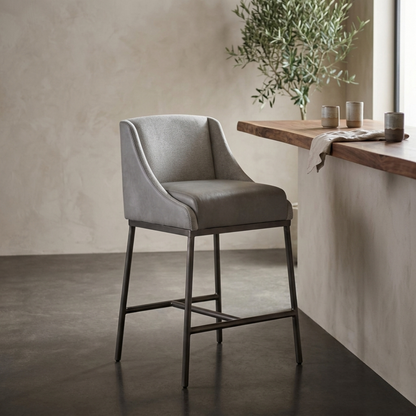Dalary Leather Counter Stool