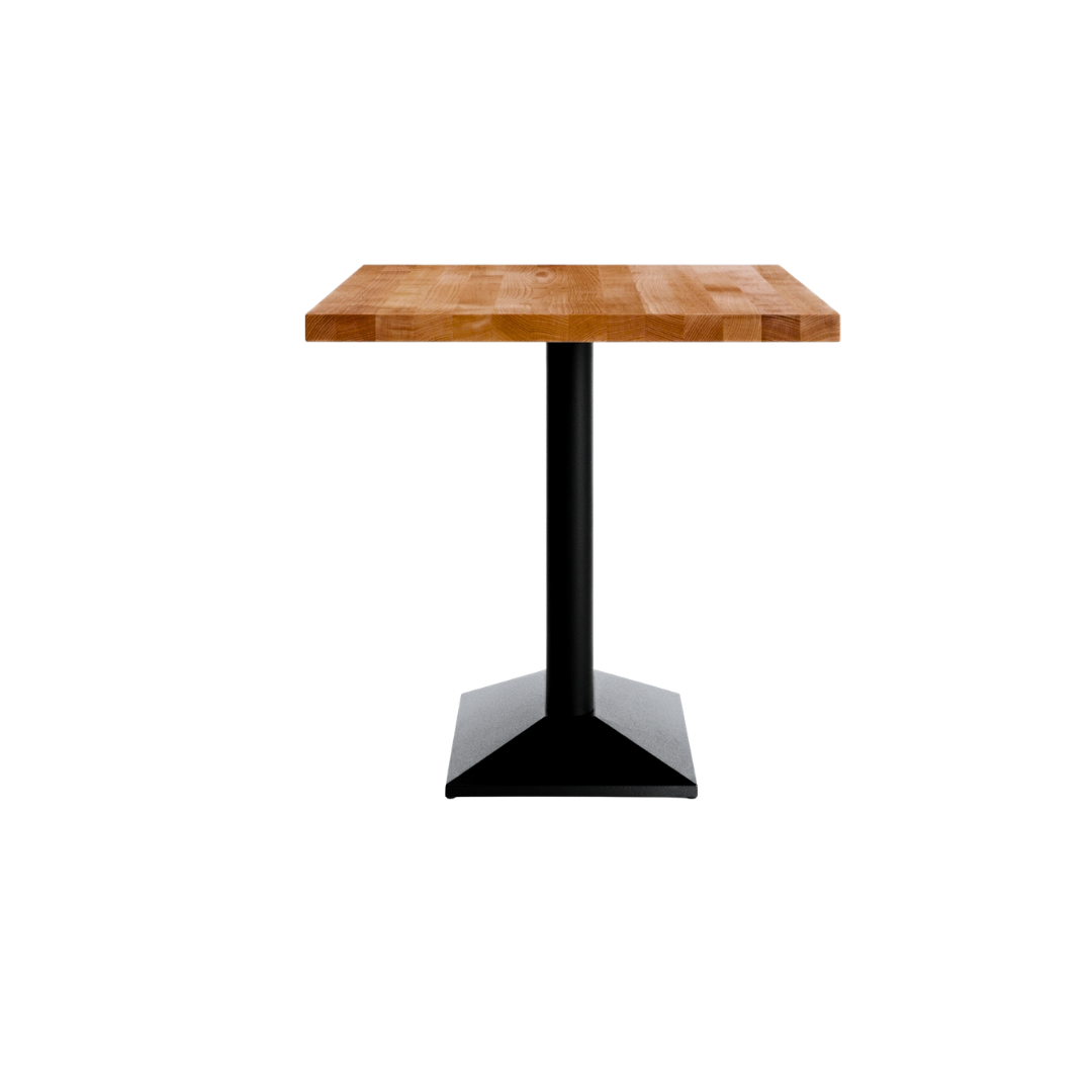 Modern Butcher Block Café Dining Table