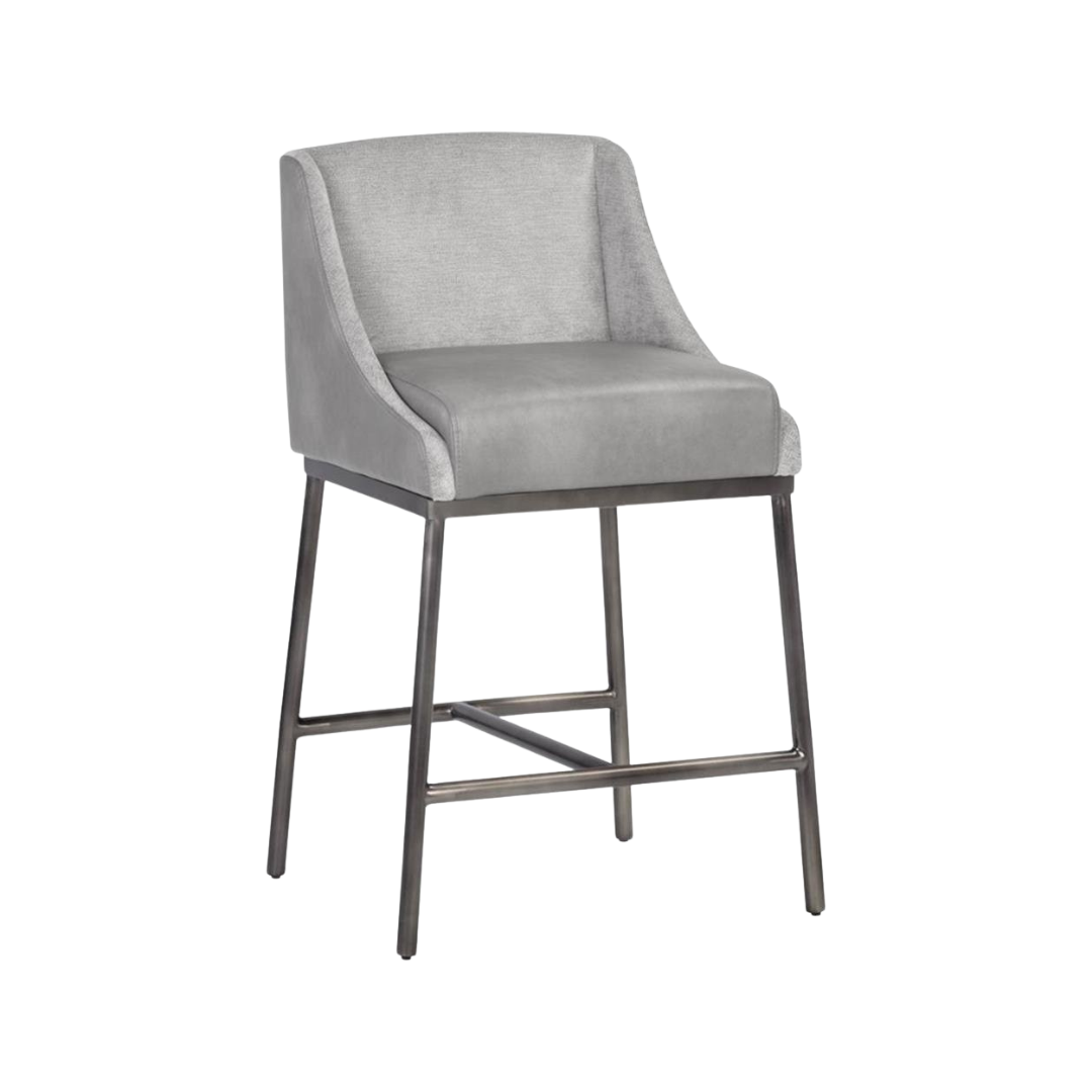 Dalary Leather Counter Stool