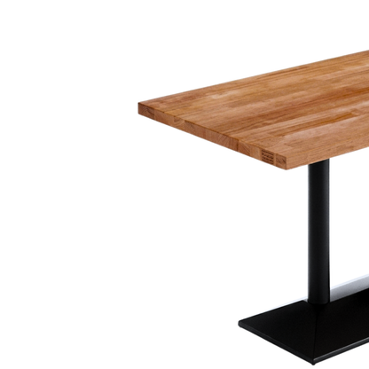 Modern Butcher Block Café Dining Table