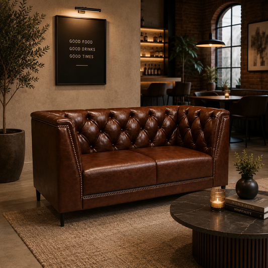 Kingston Classic Chesterfield 2-Seater Loveseat