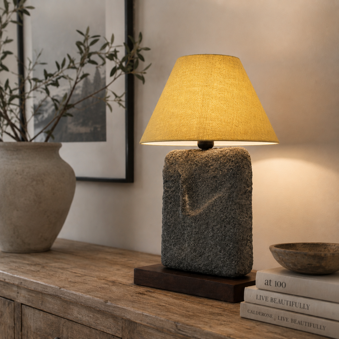 Textured Modern Table Lamp
