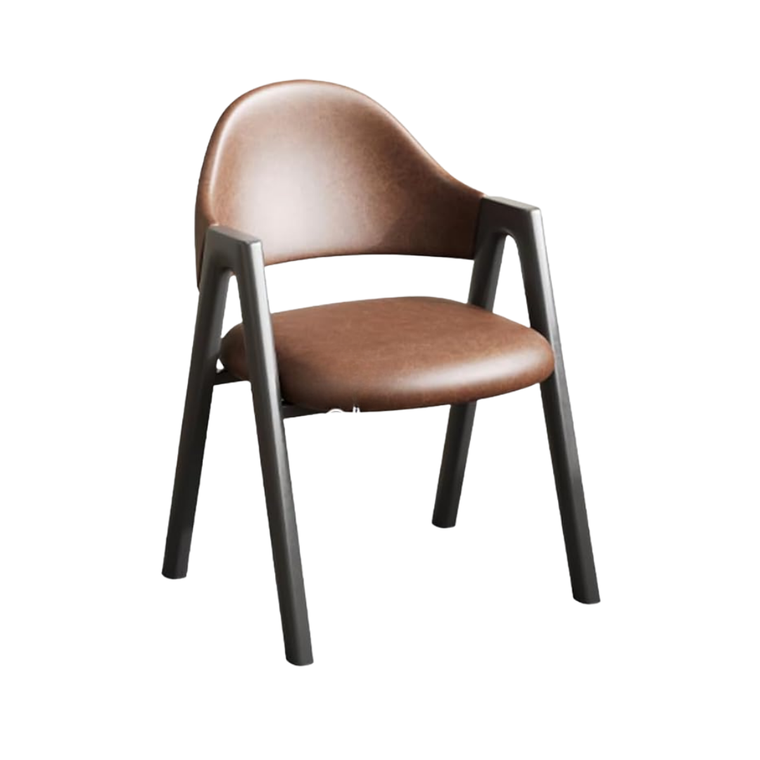 Dining Chairs Mid-Century Modern Wooden Legs