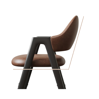 Dining Chairs Mid-Century Modern Wooden Legs