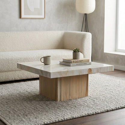 Luxury Marble Top Coffee Table