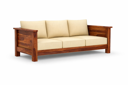 Classic Arm Design Wooden Sofa Set in 3+2+1 Seating