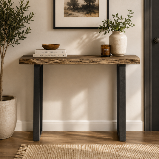 Live Edge Live Style Console Table