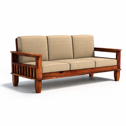 Woodvera Sofa Set in 3+1+1 Seating