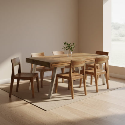 Jodhpur Jewel Medium Dining Table With 4 seater Chair