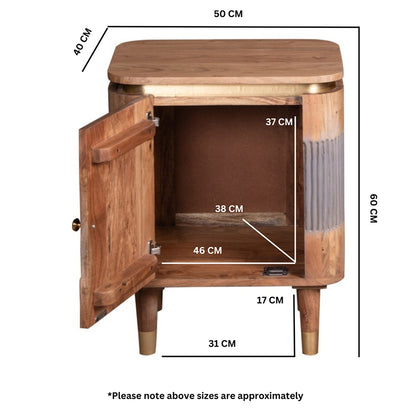 Baku Range 1 Door Bedside Table
