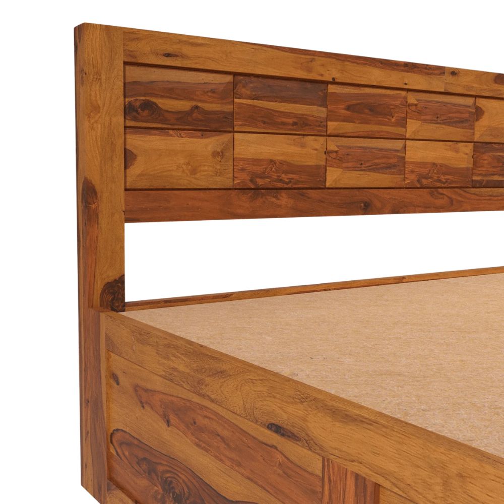 Timber Nest Wood Bed With Storage