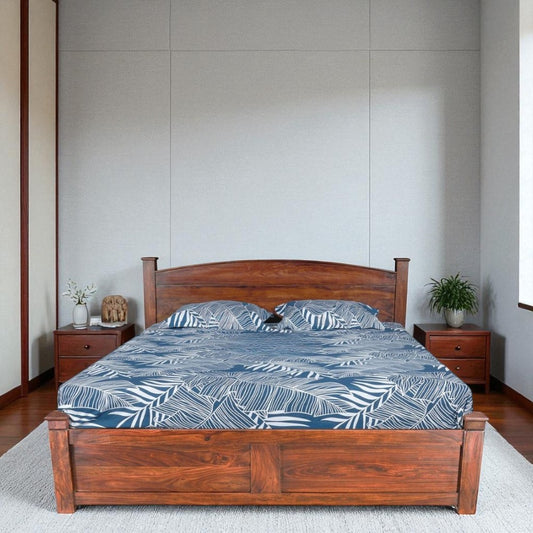 Sleep Haven Wood Bed With Storage