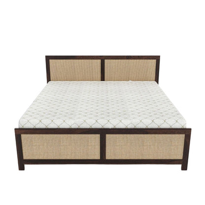 Rustic Charm Wood Bed With Storage