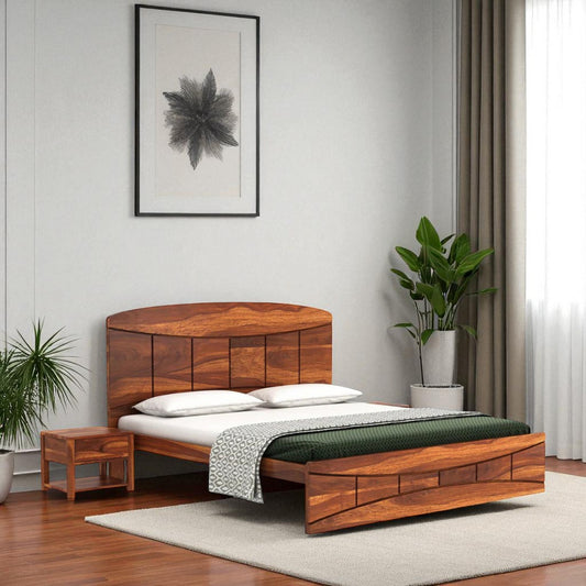 Livo Wood Wood Bed Without Storage