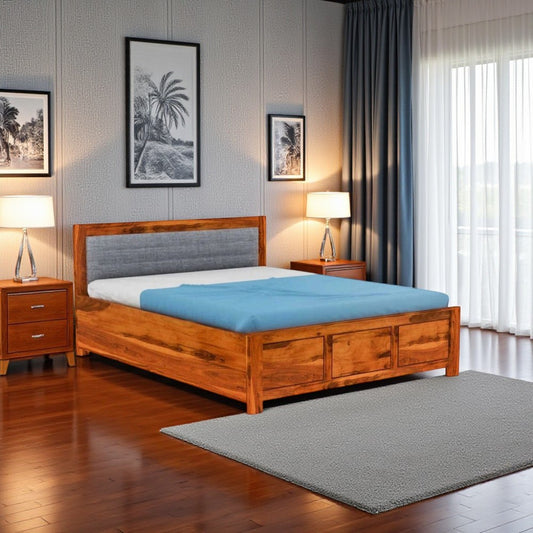 Eco Haven Wood Bed With Storage