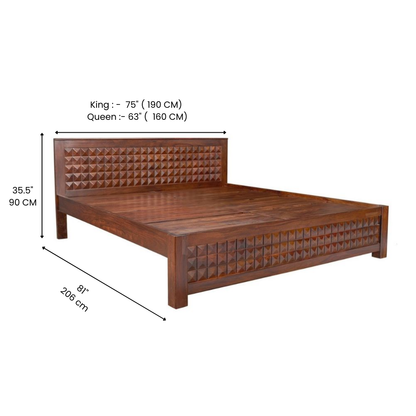 Dream Wood Bed Without Storage
