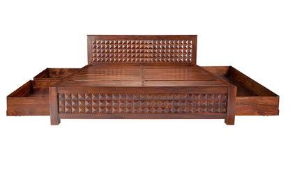 Dream Wood Bed With Storage