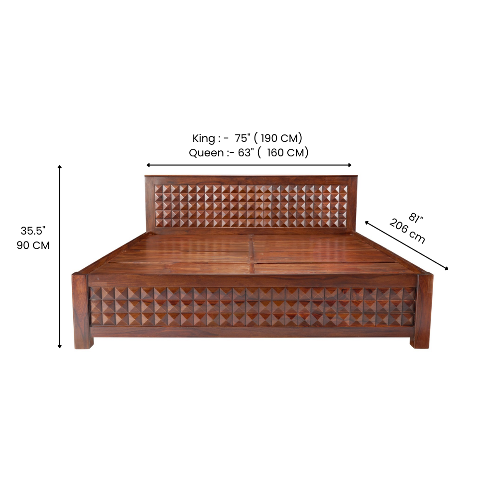 Dream Wood Bed With Storage