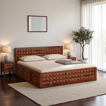 Dream Wood Bed With Storage